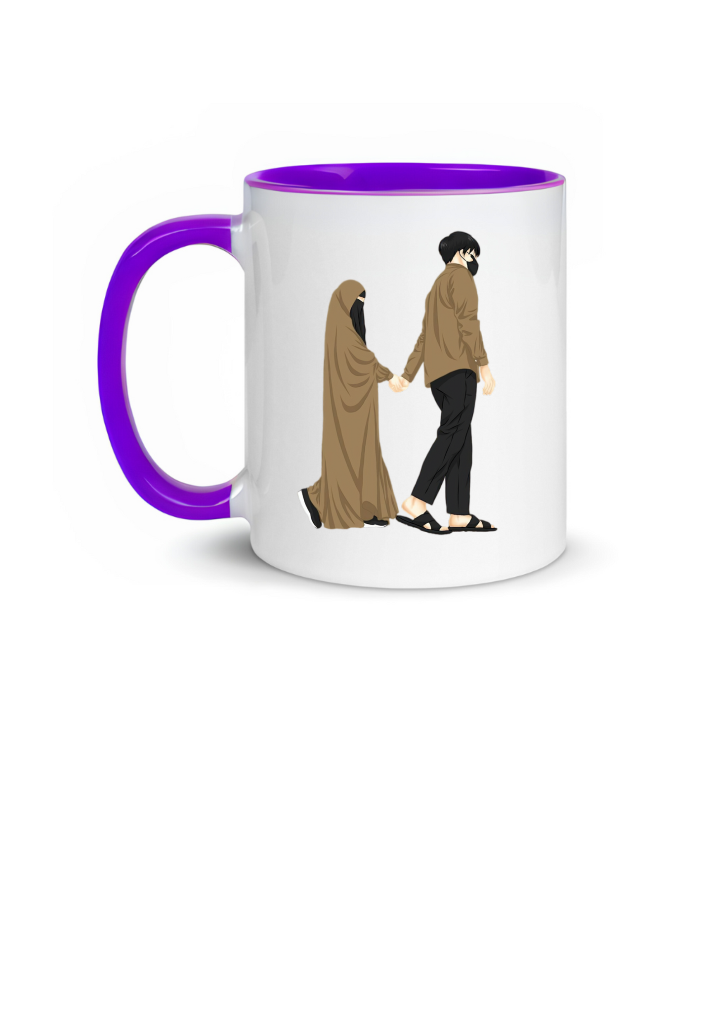 Celebrate Love &amp; Faith with Our Islamic Couple Mug 💖 11oz Premium Mug with Gift Box 🎁 | Double-Sided Print | Available in All Colors! 🌈