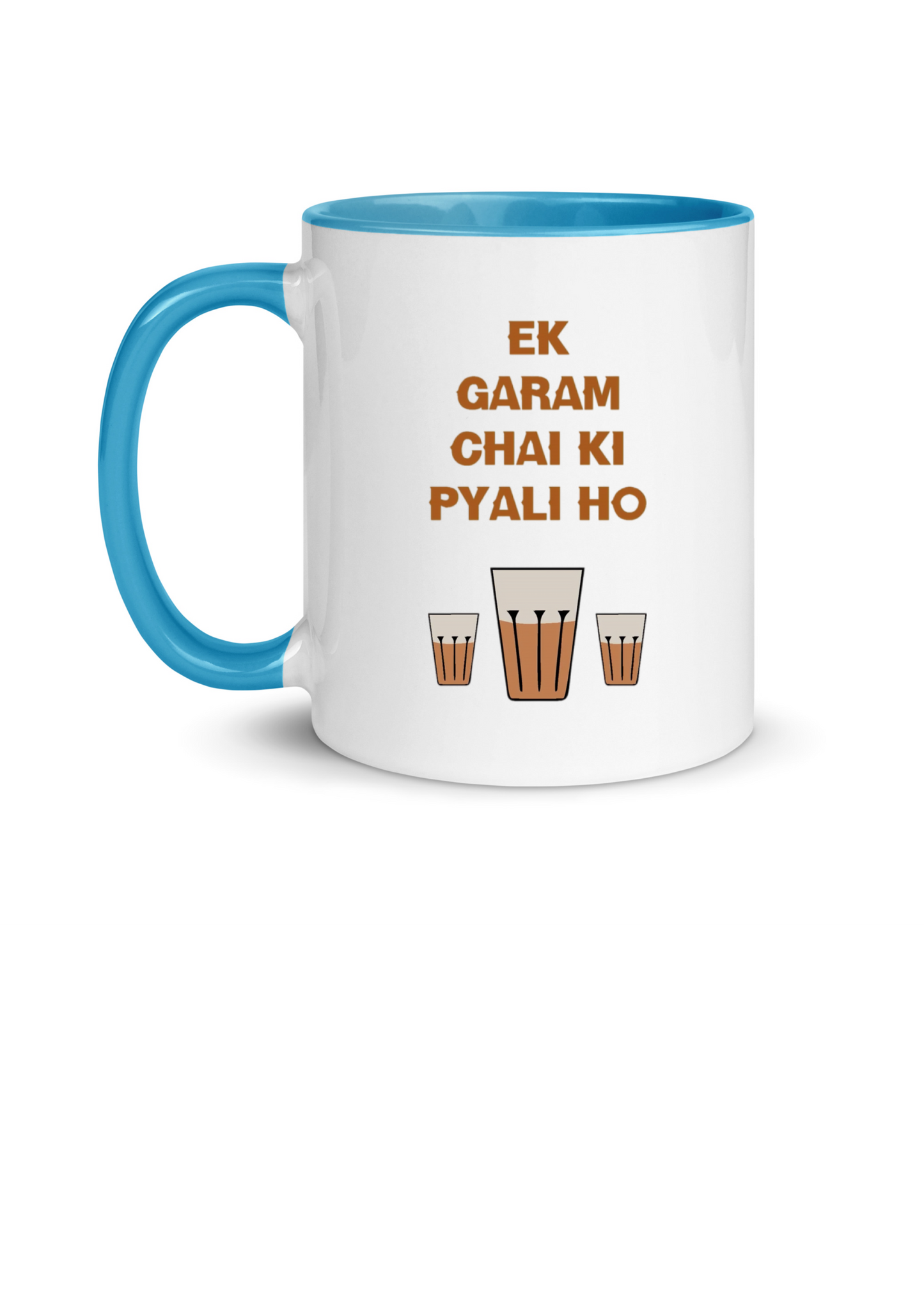 Ek Garam Chai Ki Pyali Ho! ☕ Premium Mug for Chai Lovers | 11oz, Double-Sided Print, All Colors, Gift Box 🎁