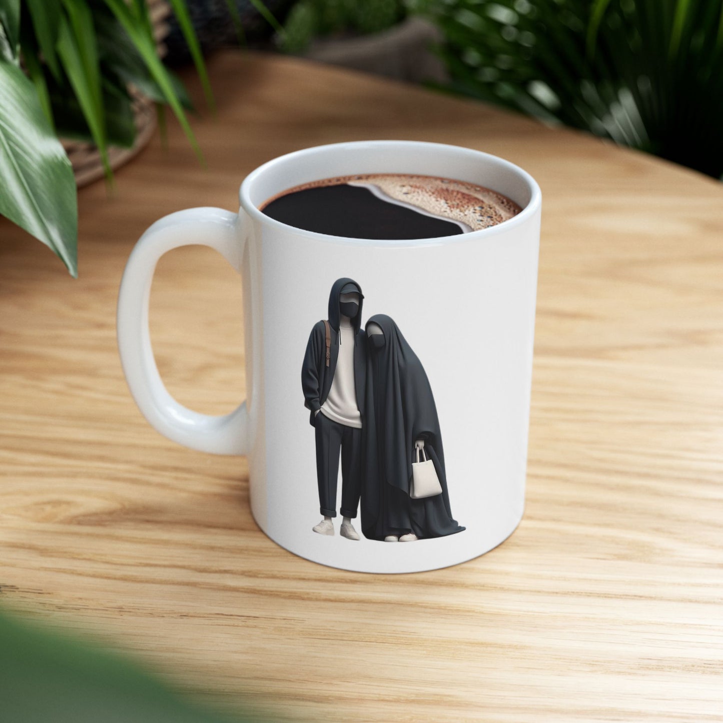 Islamic Couple Mugs 🕌 | Double-Sided Ceramic Mugs | Chai-Fi