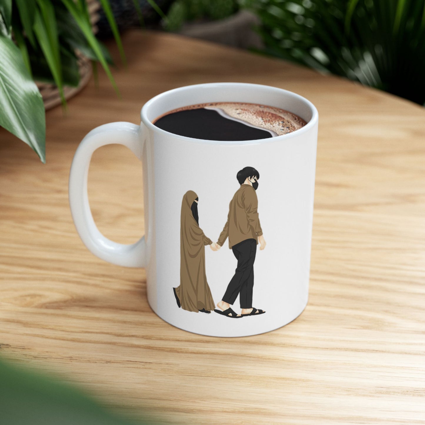 Celebrate Love &amp; Faith with Our Islamic Couple Mug 💖 11oz Premium Mug with Gift Box 🎁 | Double-Sided Print | Available in All Colors! 🌈