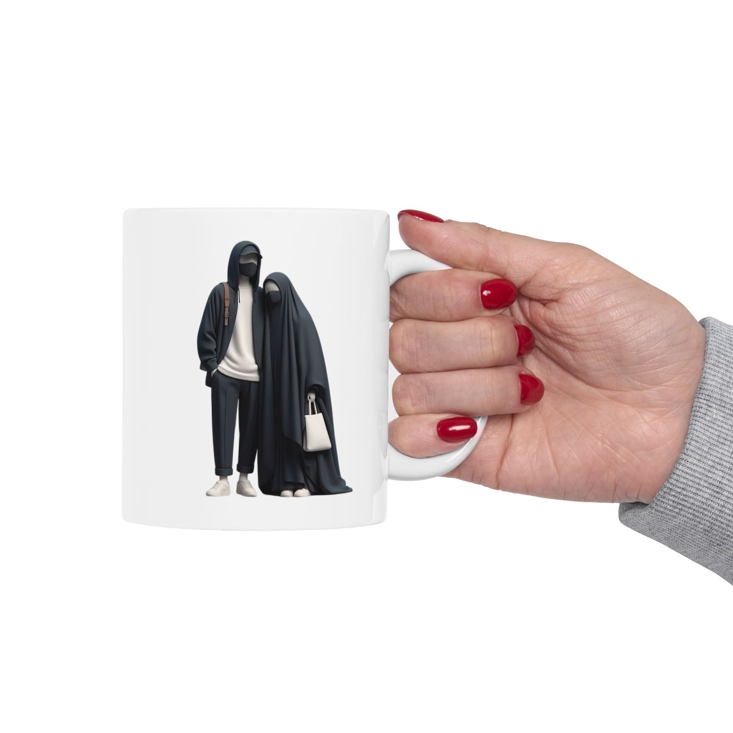 Islamic Couple Mugs 🕌 | Double-Sided Ceramic Mugs | Chai-Fi