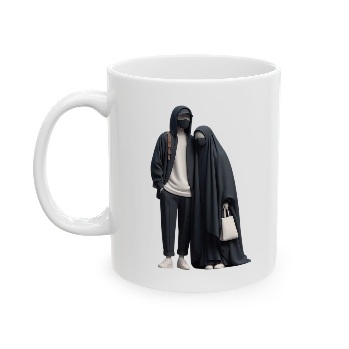 Islamic Couple Mugs 🕌 | Double-Sided Ceramic Mugs | Chai-Fi