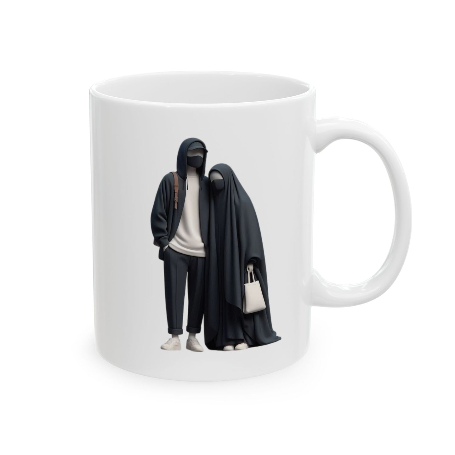 Islamic Couple Mugs 🕌 | Double-Sided Ceramic Mugs | Chai-Fi