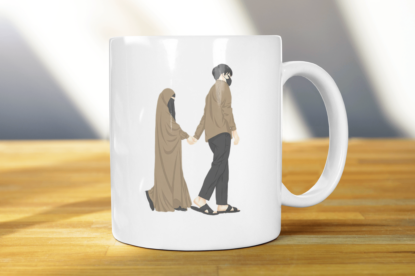 Celebrate Love &amp; Faith with Our Islamic Couple Mug 💖 11oz Premium Mug with Gift Box 🎁 | Double-Sided Print | Available in All Colors! 🌈